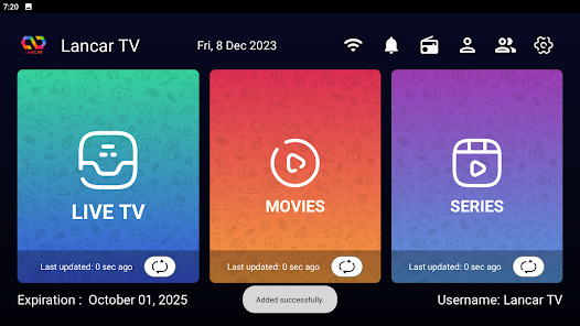 Tampilan menu Lancar Player yang ditampilkan pada Google Play